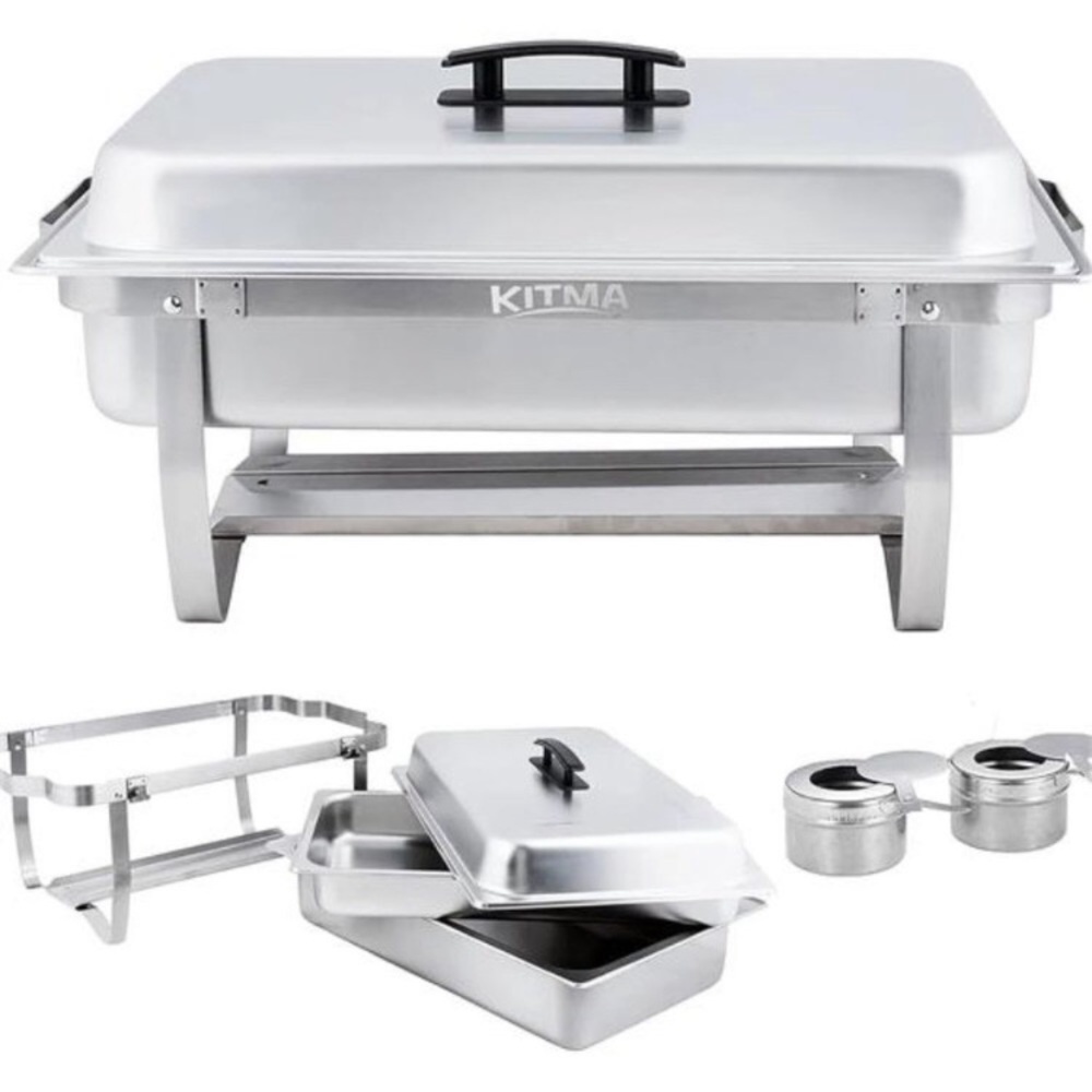 8QT Chafing Dish Buffet Set -Buffet Servers and Warmers with Full Size Steam Pan